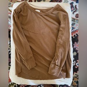 Bohme brown tunic lightweight sweater